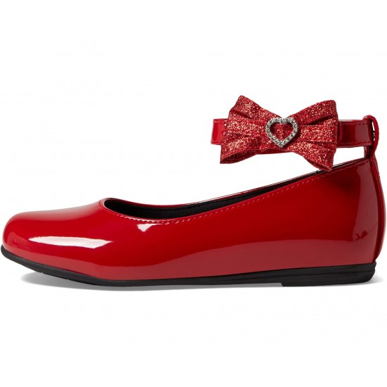 Girls red dress shoe sale